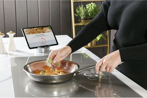 Monogram 36" Silver Induction Cooktop