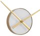 Uttermost® Ivory Halo Ivory/Gold Minimalist Wall Clock-4