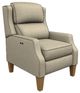 Best® Home Furnishings Customizable Pauley Power High Leg Recliner with Honey Birch Legs-0