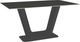 Amisco Customizable Amelia 60" Rectangular Dining Table with 0.5" Starstone on Glass Top-0