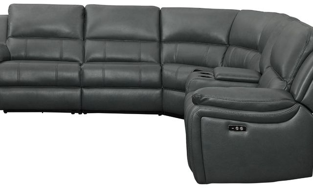 Homelegance® Falun Gray 6-Piece Modular Power Reclining Sectional-4