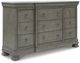 Signature Design by Ashley® Lexorne Gray Dresser and Mirror-1