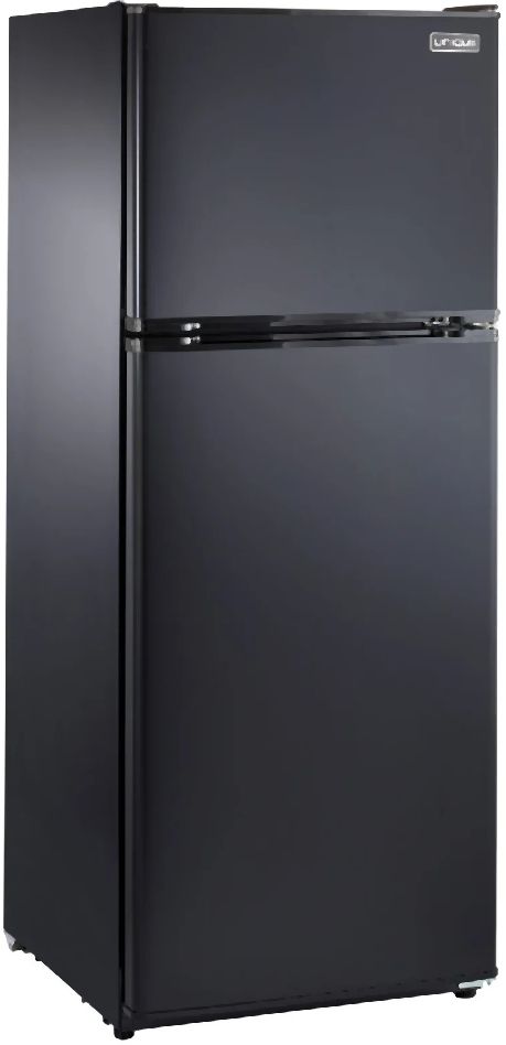 Unique Appliances 24" 10.3 Cu. Ft. Black Counter Depth Top Freezer Refrigerator-1