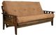Kodiak Furniture Tucson Suede Peat/Rustic Walnut Full Futon with Mattress-0