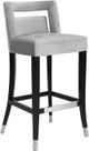 TOV Furniture Hart Grey Velvet Counter Stool-0