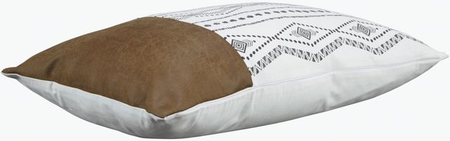 Signature Design by Ashley® Lanston 4-Piece Caramel/Black/White Pillows-2