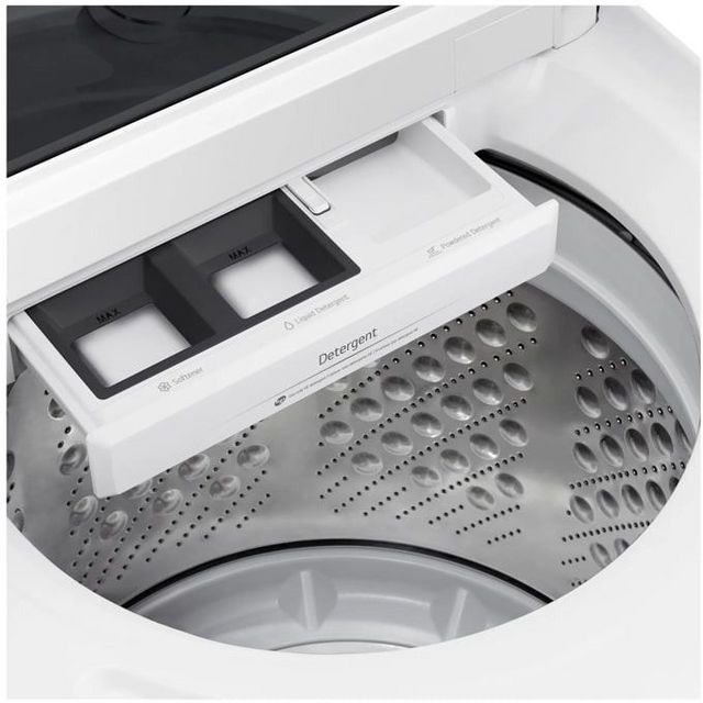 LG 5.0 Cu. Ft.  Alpine White Impeller Top Load Washer with EasyUnload™ & AI Sensing-9