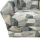 Luke Home Sanford Quandro Blue Swivel Chair-1