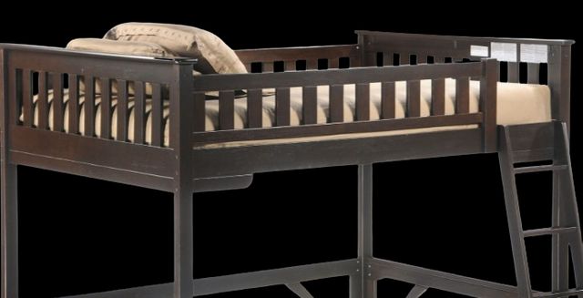 Night & Day Furniture™ Spices Bedroom Ginger Dark Chocolate Full Loft Bed-1