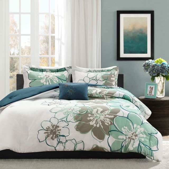 Olliix by Mi Zone Allison Blue/Grey Twin/Twin XL Comforter Set-0