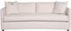 Vanguard® Furniture Ease Custom Jack Linen Wynne Bench Seat Sofa-1