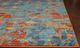 KAS Rugs Illusions Blue/Coral Elements 5'x8' Rug-1