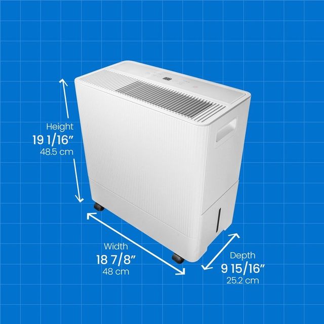 Danby® 50 Pt. White Dehumidifier with Wi-Fi-1
