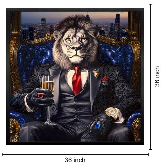 Classy Living Untamed Strictly Business Wall Art-2