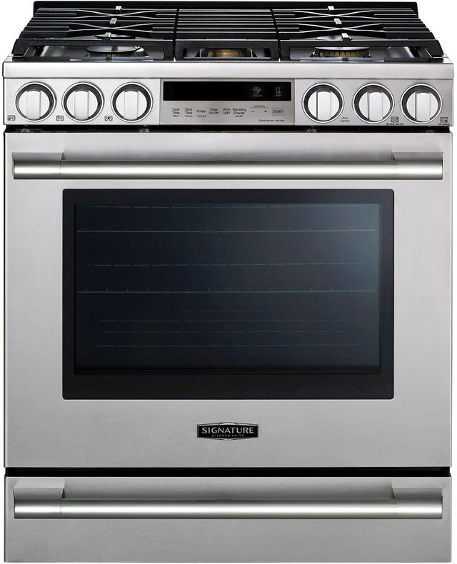 Signature Kitchen Suite 30" Stainless Steel Pro Style Gas Range-0