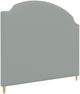 Jonathan Louis Design Lab French Blue King Plain Upholstered Headboard-0