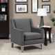 Elements International Augusta Otto Charcoal Chair-4