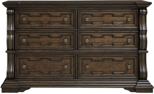 Signature Design by Ashley® Maylee Dark Brown Dresser-1