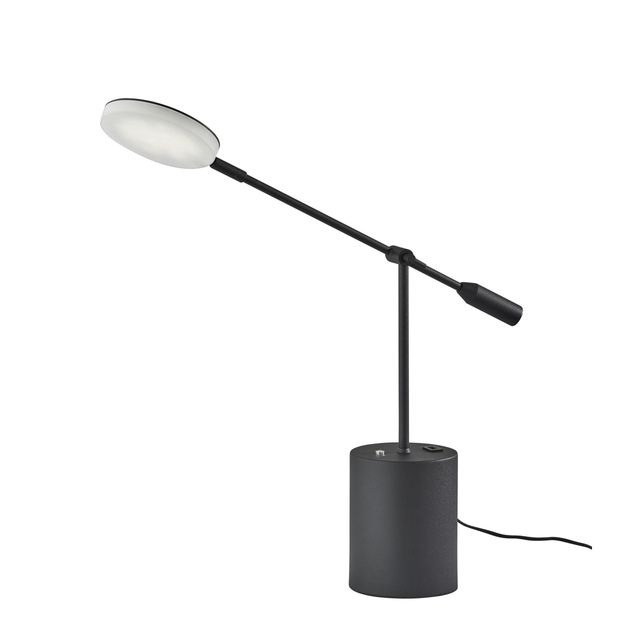 Adesso® Grover Black Led Desk Lamp-0