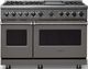 Viking® 7 Series 48" Damascus Gray Pro Style Dual Fuel Range with 12" Griddle-0