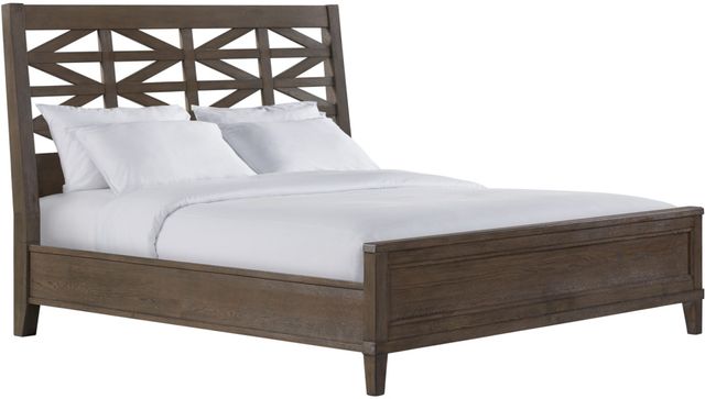 Intercon Preston Weathered Vintage Oak King Panel Bed-1