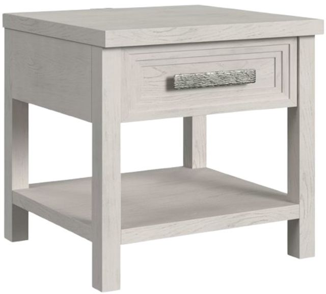 Elements International Avalanche 3-Piece Antique White Occasional Table Set-2