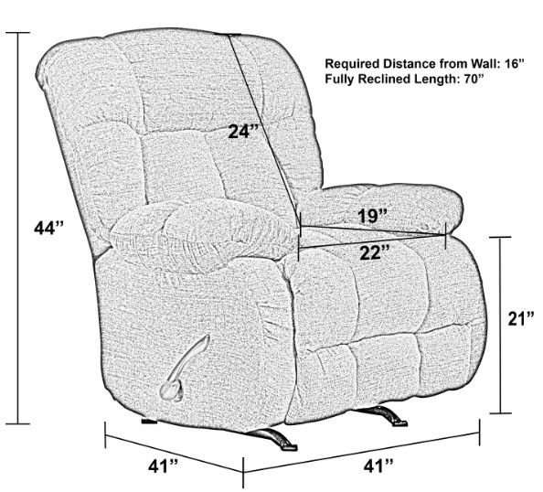 Catnapper® Brody Otter Rocker Recliner-8