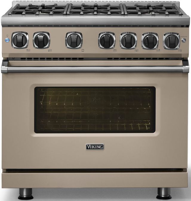 Viking® 7 Series 36" Nantucket Pro Style Natural Gas Range-2