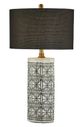 Forty West Nikki Black Table Lamp-0