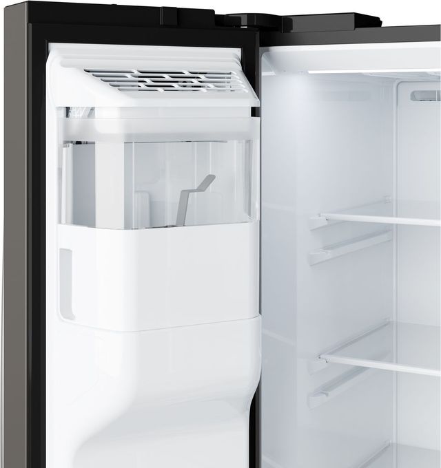 GE® 36" 27.9 Cu. Ft. Fingerprint Resistant Slate Side-by-Side Refrigerator with Extra Tall Dispenser and In-Door Icemaker-2