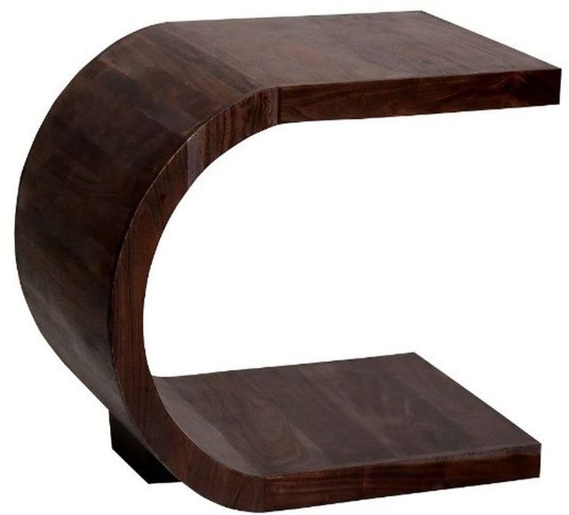 Porter International Designs Ellipse Gray Wash End Table-0