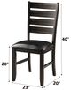 ACME Furniture Urbana 2-Piece Black/Espresso Dining Side Chair Set-2