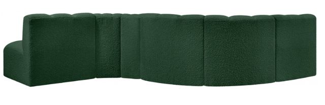 Meridian Furniture Arc 6-Piece Green Sectional-2