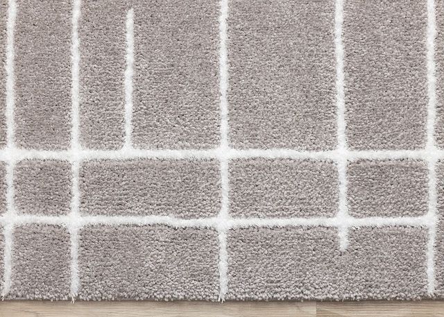 Kalora Interiors Sully Grey/White 5'x8' Area Rug-1