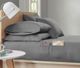 Olliix by Intelligent Design Microfiber Charcoal Twin Sheet Set with Side Storage Pockets-5