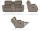 La-Z-Boy® Cassian Powder Manual Reclining Loveseat with Console-2
