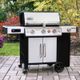 Weber® Genesis II SX-335 59" Stainless Steel Freestanding Natural Gas Smart Grill-5