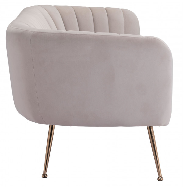 Zuo® Modern Deco Beige/Gold Sofa-1
