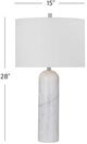 Bassett Mirror Tioga White Table Lamp-1