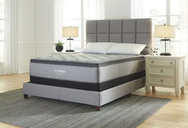 Sierra Sleep® by Ashley® Augusta Wrapped Coiled Firm Euro Top Queen Mattress-3