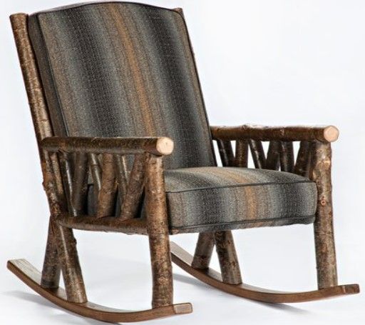 Marshfield Furniture Wildwood Trail Black/Brown/Gray Rocker Chair-0