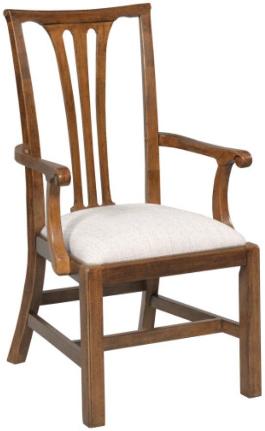 Kincaid® Bridgetown Fitts Heritage Maple Arm Chair-0