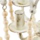 A & B Home Beige/White Chandelier-3