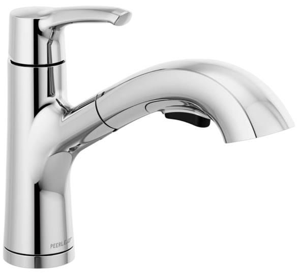 Peerless Parkwood® Chrome Single Handle Pull-Out Kitchen Faucet-0