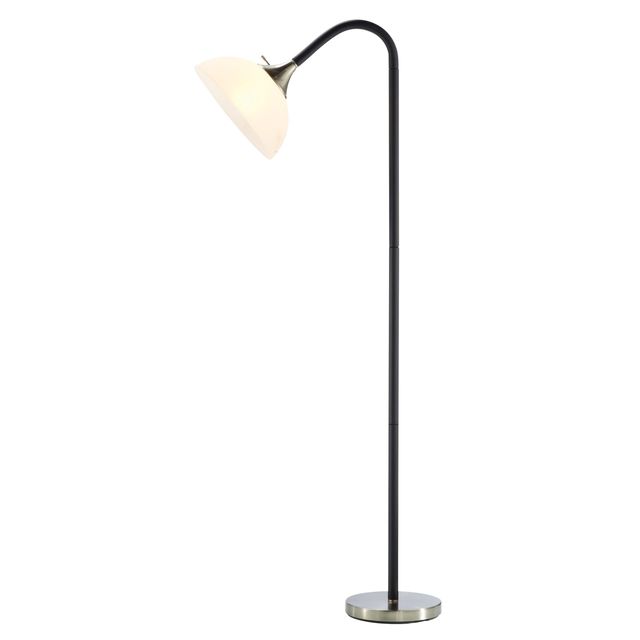 Adesso® Gander Black Floor Lamp-1