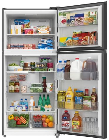 Frigidaire® 30" 18.6 Cu. Ft. Black Garage Ready Top Freezer Refrigerator-4