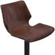 Armen Living Zuma Matte Black/Vintage Coffee Bar Stool-3