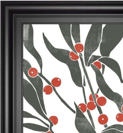 Classy Living Emma Scarvey Berry Branch II Wall Art-1