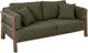 International Furniture Direct Roots Brown/Olive Loveseat-0