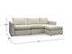 Bassett® Furniture Beckham Motion Gellar Linen 3pc Modular Sectional-4